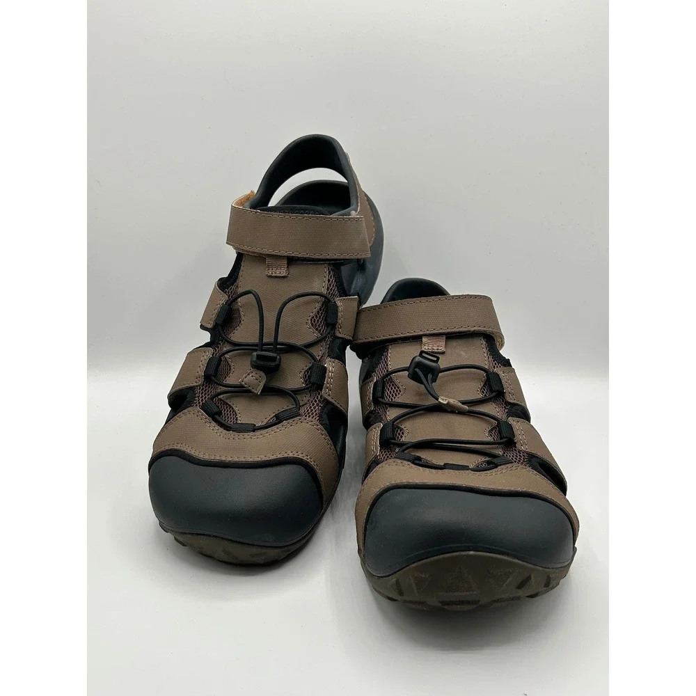 Teva Omnium 2 Men Sz 12 Hiking Sandals Turkish Coffee Brown Closed Toe 1118941